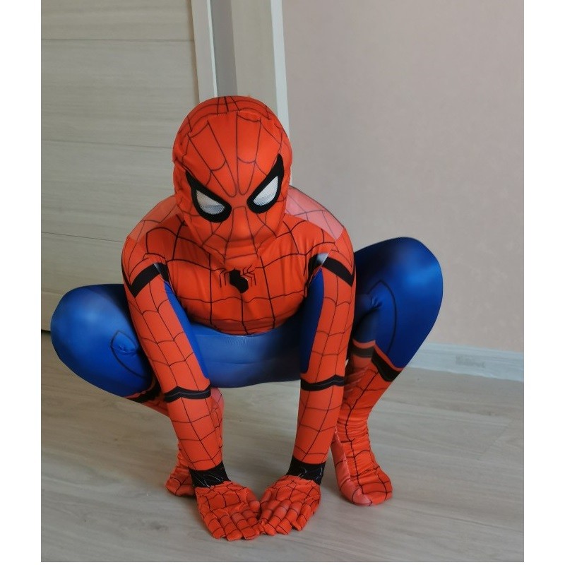 2025 New Halloween Cosplay Costume Superhero Jumuit Spiderman Cosplay Costume Jumuit Gift Sizes