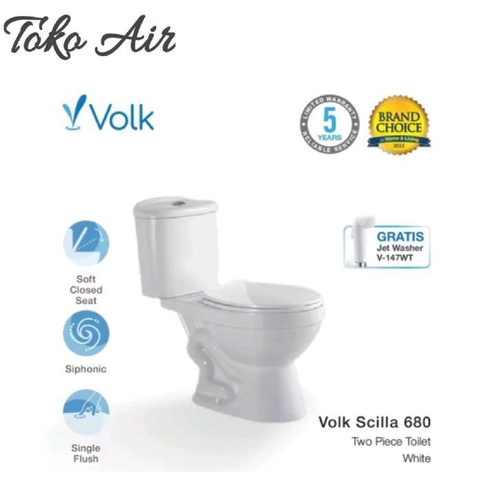 Kloset Duduk Volk 680 Closet Volk