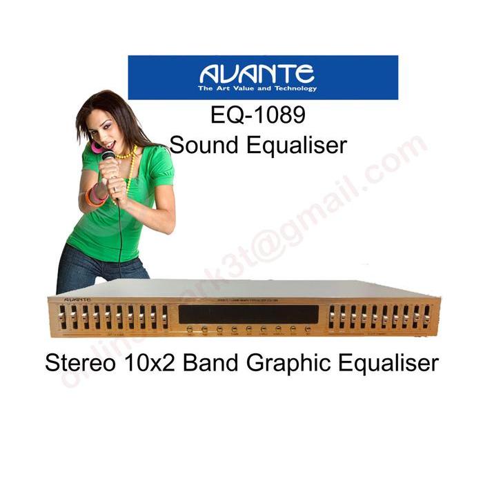 EQUALIZER Avante EQ1089 10 band stereo sound equaliser