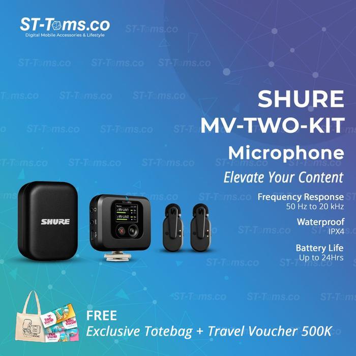Shure MoveMic / Move Mic Two Receiver Kit MV Two Kit MV2 Kit Wireless Lavalier Microphone