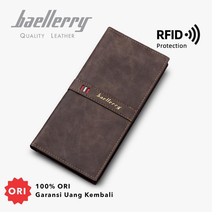 Eiger Wallet - Dompet Panjang Pria Kulit Pu Rfid Protect C3023