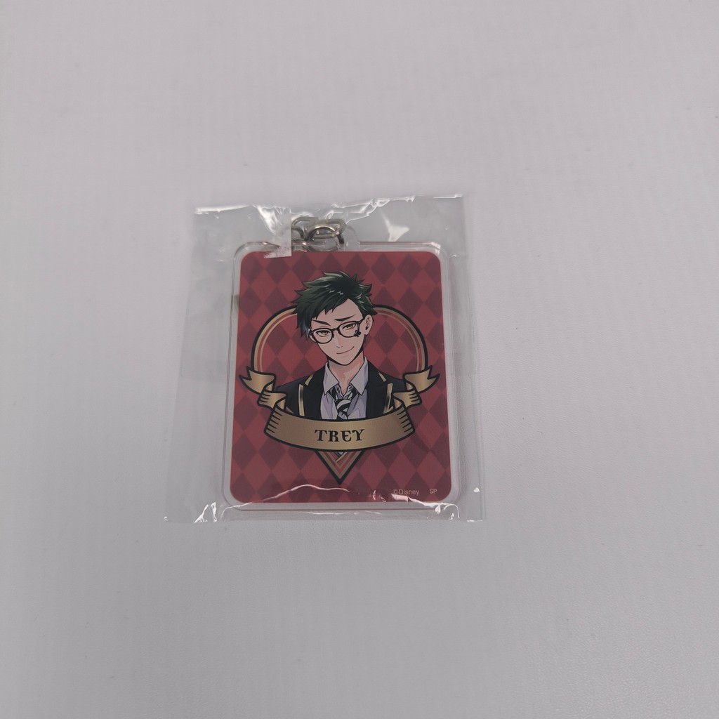 Acrylic Strap Keychain Disney Twisted Wonderland Trey Clover