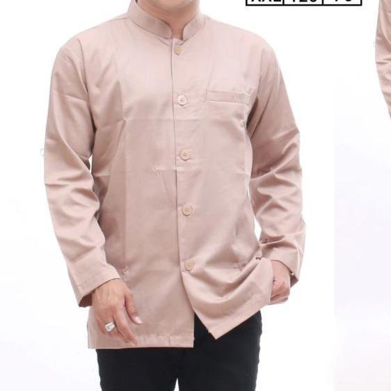 Best Seller Hln Baju Koko Pria Dewasa Jumbo Xxxl Model Ammu Amu Koko Haibah Habib Habaib Lengan