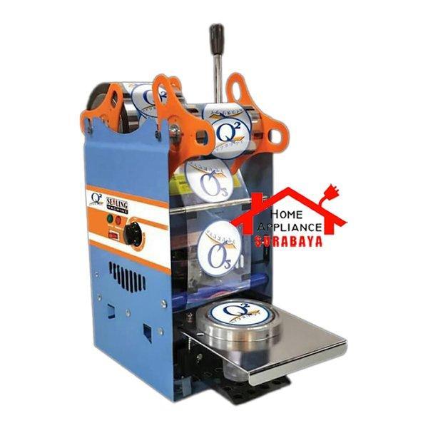 Mesin Cup Sealer Press Gelas Plastik Manual Sealing Machine Q2 8881 Q2-8881