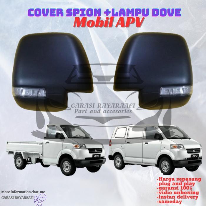 cover spion mobil apv crome,cover spion apv hitam, cover spion apv kapsul pickup