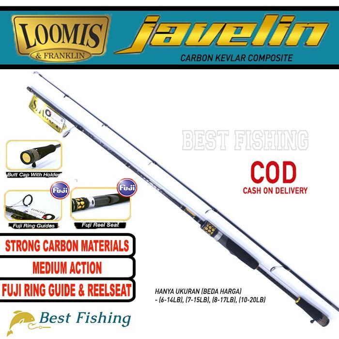 JORAN PANCING LOOMIS JAVELIN I DAN JAVELIN II CARBON 180CM FULL FUJI Gratis Ongkir