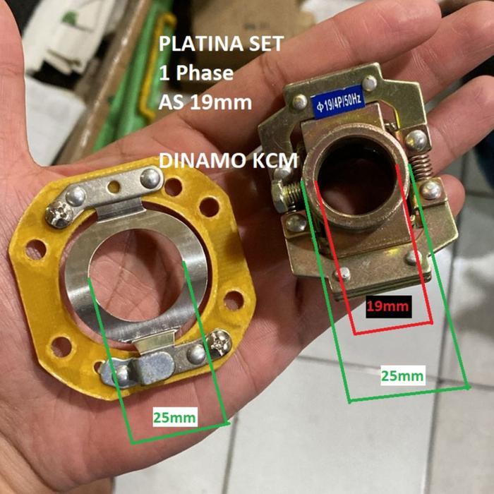 Platina L19 19Mm Set Centrifugal Switch As 19Mm - Platina Dinamo - Platina Elektro Motor Penggerak 1