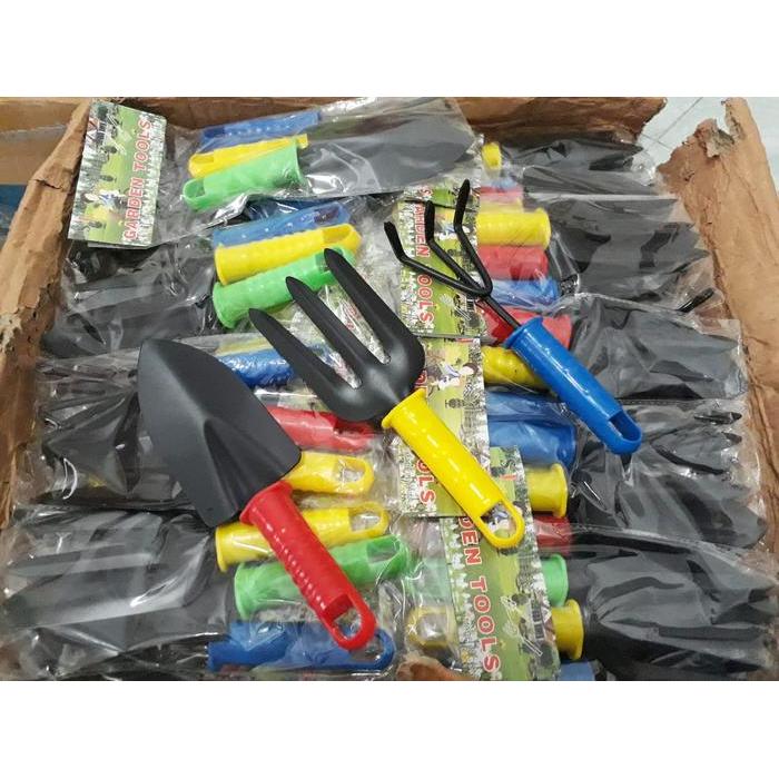 Garden tool set perkakas kebun bonsai pantai sekop mini garu