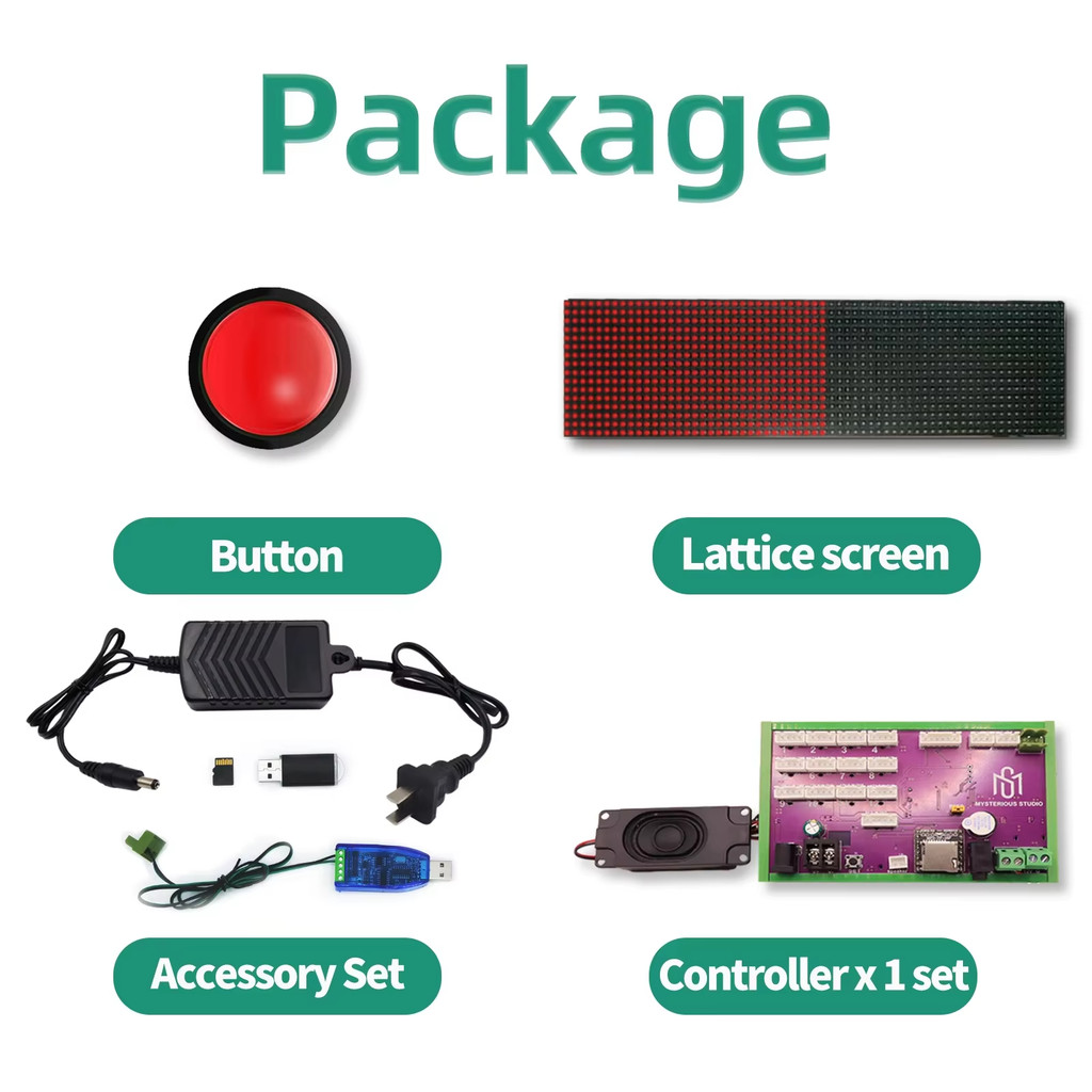 Mysterious Studio Secret Room Escape Game Mechanism Props Electronic Puzzle superb 1987 GY Energy