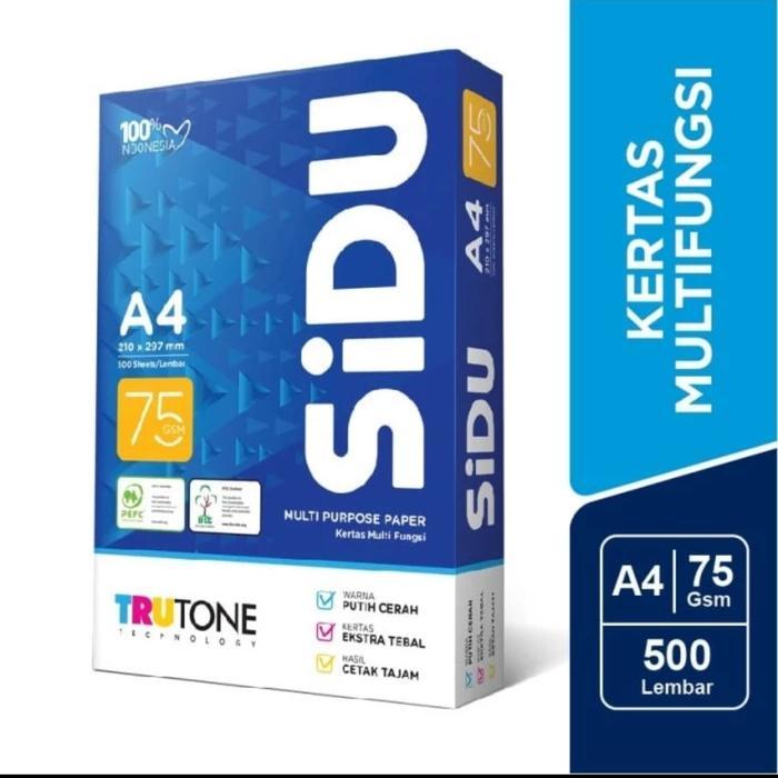 (DUS) Kertas A4 75Gr SIDU / Kertas HVS A4 75Gr Sinar Dunia