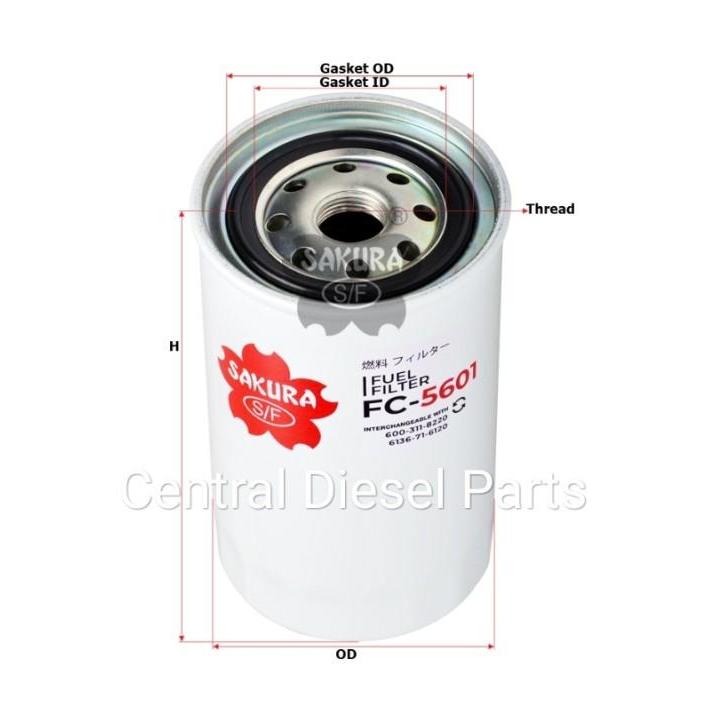 New Filter Solar 600-311-8220 Fc-5601 Fc5601 Sakura Kode Rse76