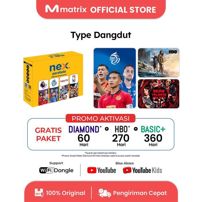 Mola Nex Parabola - Type Dangdut (Kuning)