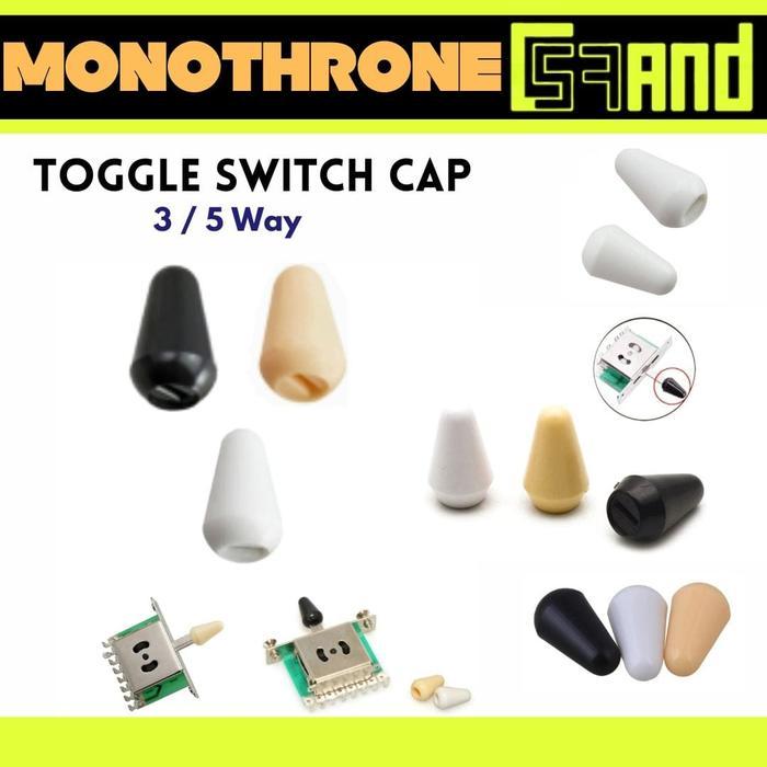 Toggle Switch Cap Tip cover tutup gitar Toggle selector switch 3 5 way