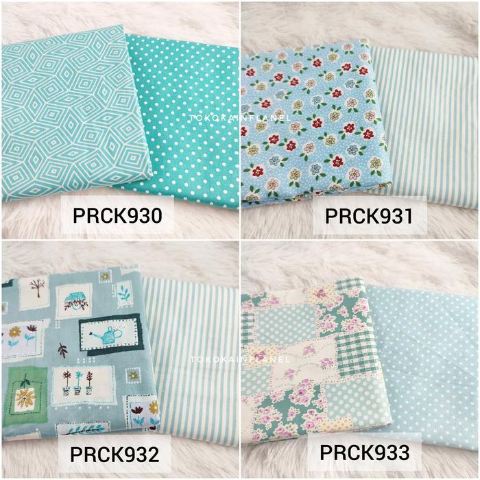 Kain Katun Jepang Perca Series Biru