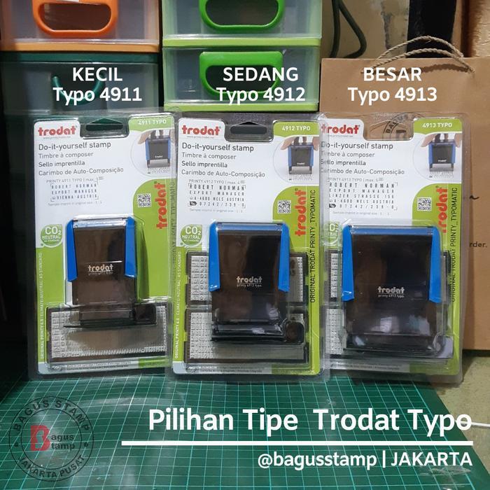 STEMPEL TRODAT TYPO 4912 / STEMPEL BONGKAR PASANG DIY EXPIRED DATE KODE PRODUKSI MFG DENGAN FORMAT