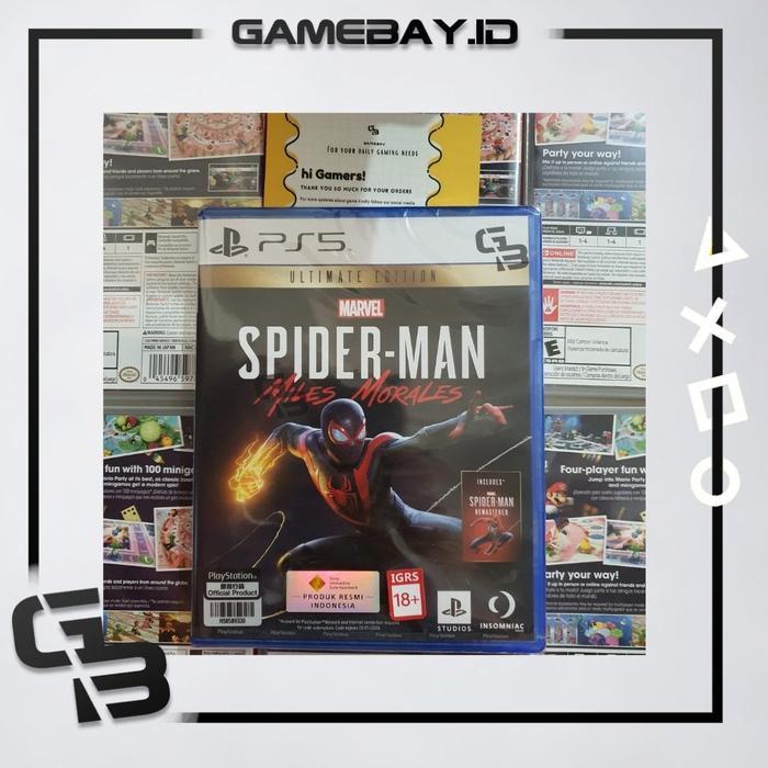 PS5 SPIDERMAN MILES MORALES / SPIDER-MAN ULTIMATE EDITION