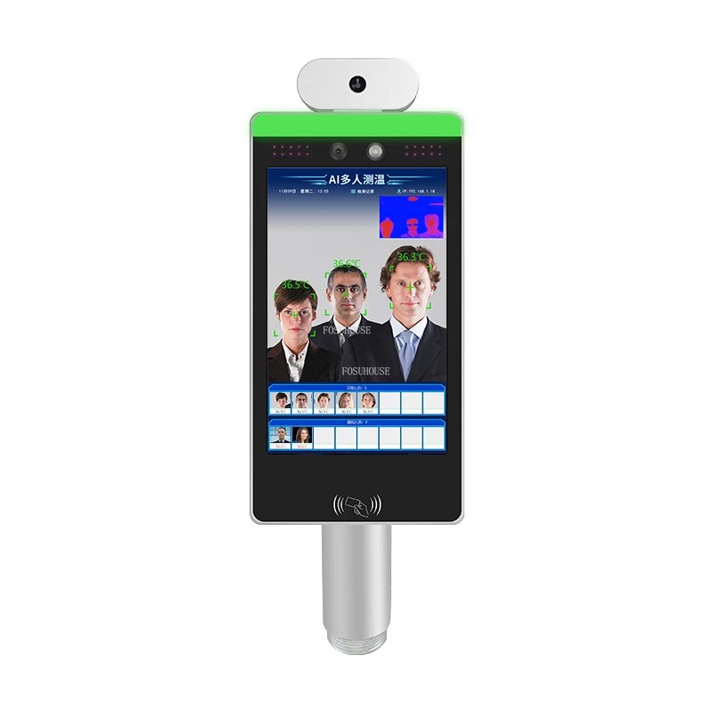 Face Recognition Device Thermal Imaging Thermometer Modern Face Recognition Access Control Infrared