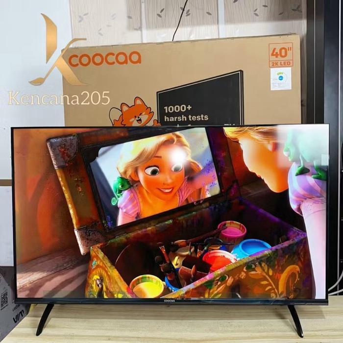 Led Tv Coocaa Cooca Cocaa Coca 40 inch 40inch 40S3U 40S3 U Smart OS Coolita Wifi Youtube Digital DVB