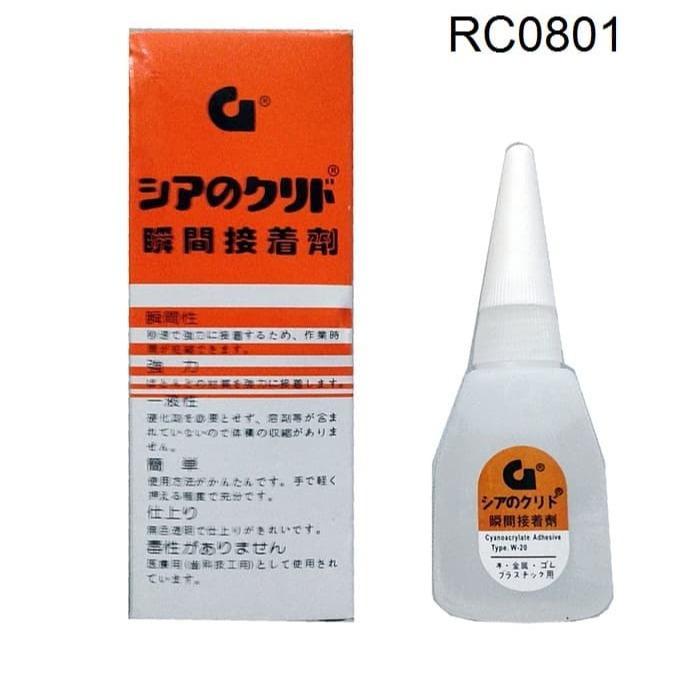 Lem korea serbaguna plastik gelas lem tetes glue epotek
