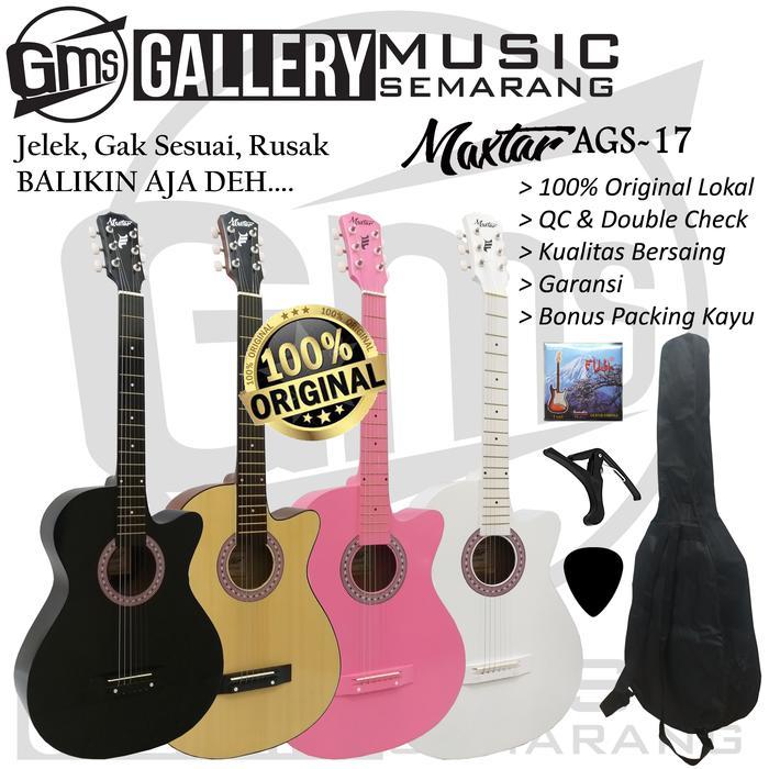 Gitar Akustik Original Maxtar AGS-17 / Gitar Akustik Pemula / Gitar Akustik Termurah (TT)