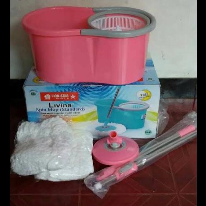 ALAT PEL PUTAR LIVINA SPIN MOP LION STAR BM-45/ MAGIC/ SUPER MOP