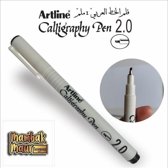 Spidol Kaligrafi Arab - Artline Calligraphy Pen Tinta Hitam