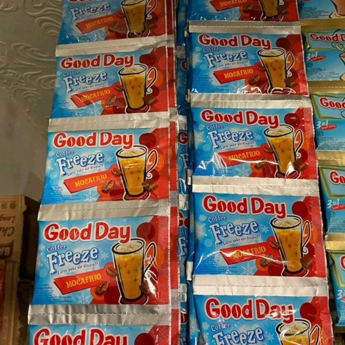 "New" 2 Renteng Good Day Freeze Mocafrio (20 Sachet) ORIGINAL