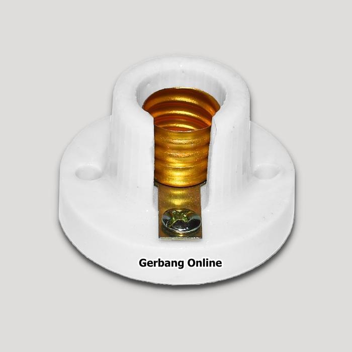 "New" Fitting Lampu E14 E12 Keramik Porcelain Fiting Plafon E 14 E 12 Panas