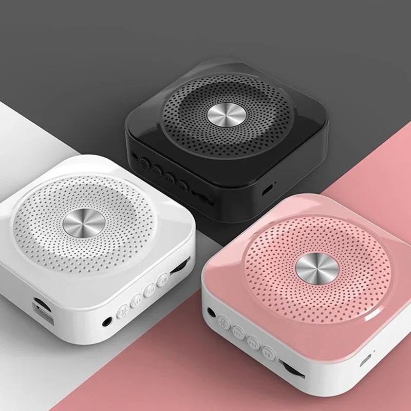 Mini Bee Megaphone Portable Charge Bluetooth4.0 Compatible Megaphone With Lavalier Microphone Waist