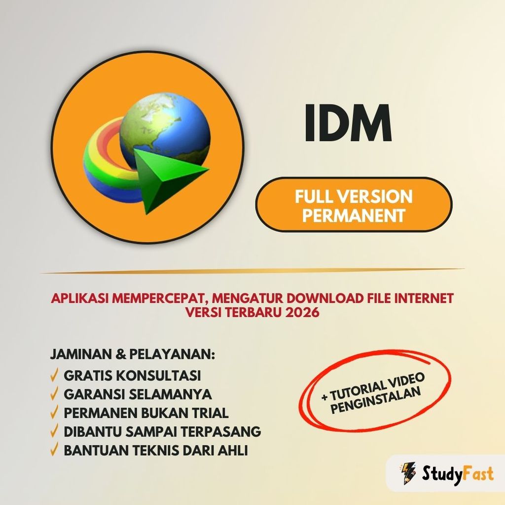 Internet Download Manager 2026 IDM v6.42 Original Lifetime (WIN) + Tutorial Instal
