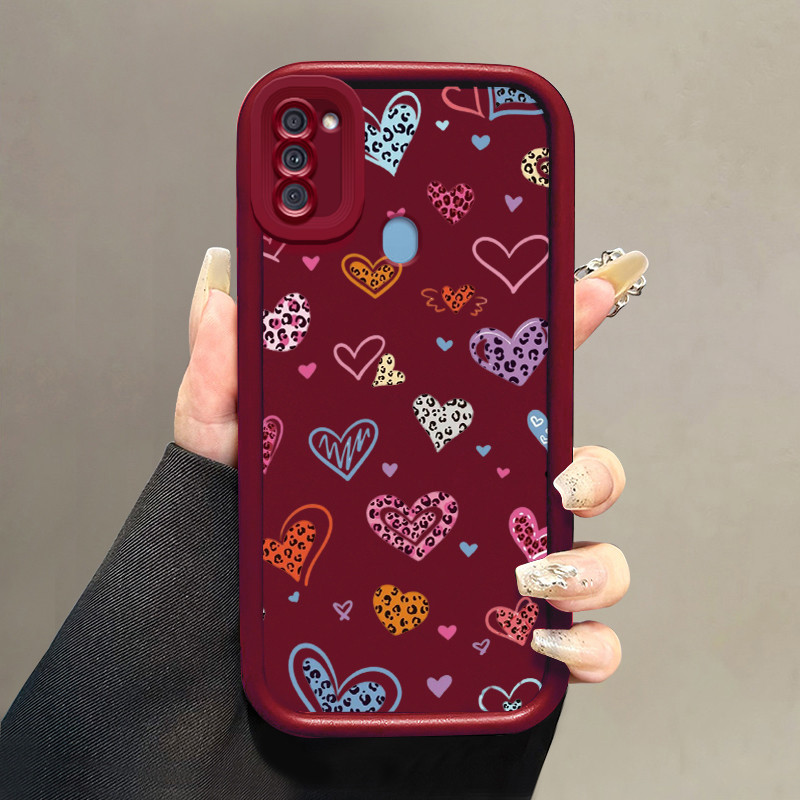 Casing Hp untuk Samsung Galaxy A11 M11 Case Cesing pelindung Kasing Silikon lunak baru Kesing Leopar