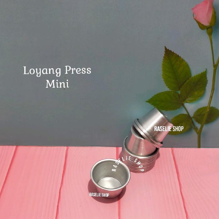 Set 12pcs Loyang PRESS Cetakan MINI Siomay Dimsum Kue Bolu Bulat Kukus Cup Cake Aluminium