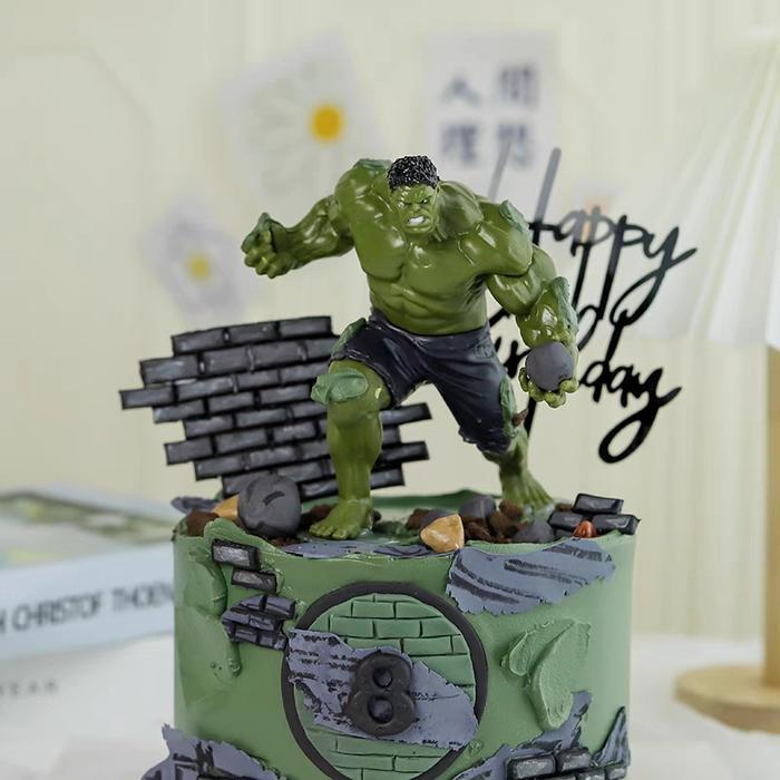 Ready MAINAN ACTION FIGURE HULK JUMBO/CAKE TOPPER MARVEL HULK JUMBO PREMIUM