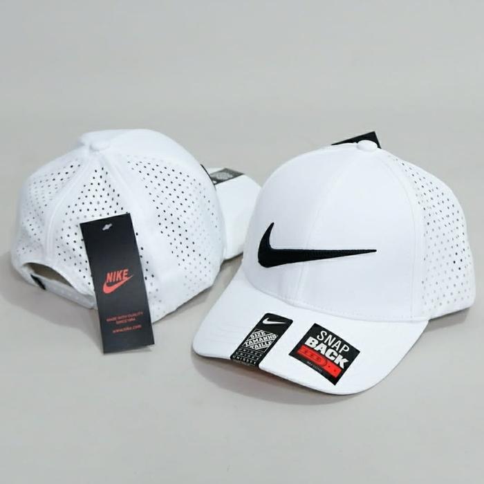 Jaitan TIMBUL just dO it logo  topi SB snap back Edition nike AIR Cap SpOrTy cAsUaL WHITE black
