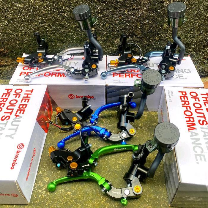 Master Rem Set Accosato Kiri Kopling Kanan Tabung Smoke Master Rem Radial Pnp Beat Scoopy Vario