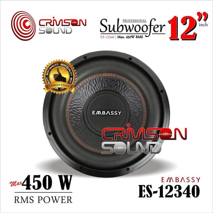 Ready SUBWOOFER 12 Inch 3 Magnet EMBASSY ES-12340 Speakers