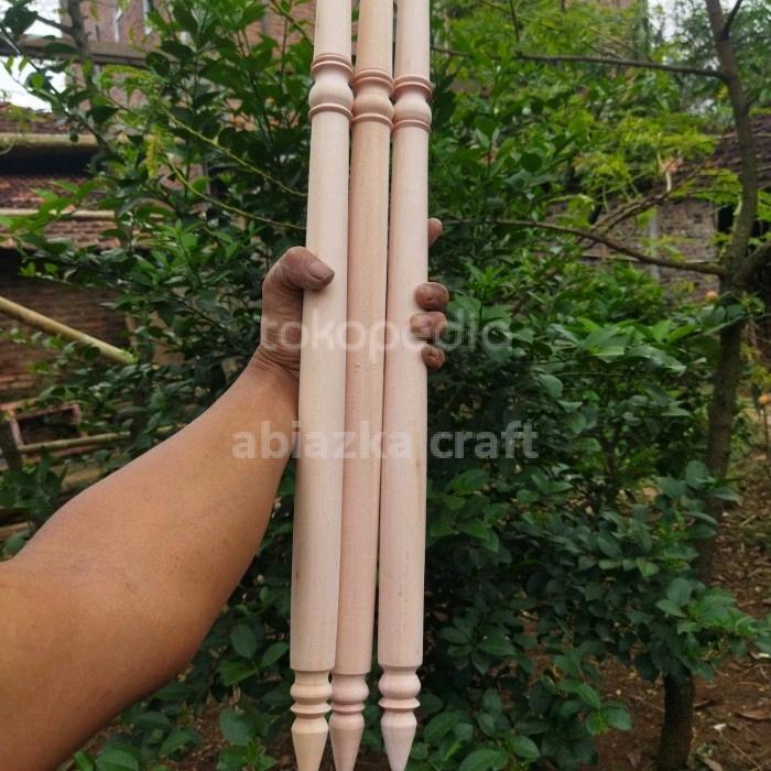 Promo Lendean Gagang Tombak Natural 50-60Cm Berkualitas