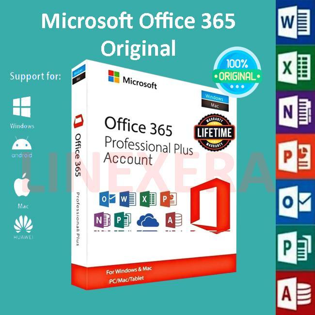Ms Office 365 - 1 User 5 Device Lisensi Original Genuine