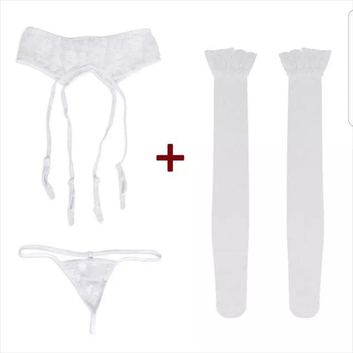 Sexy Lingerie Set Garter Dan Stocking
