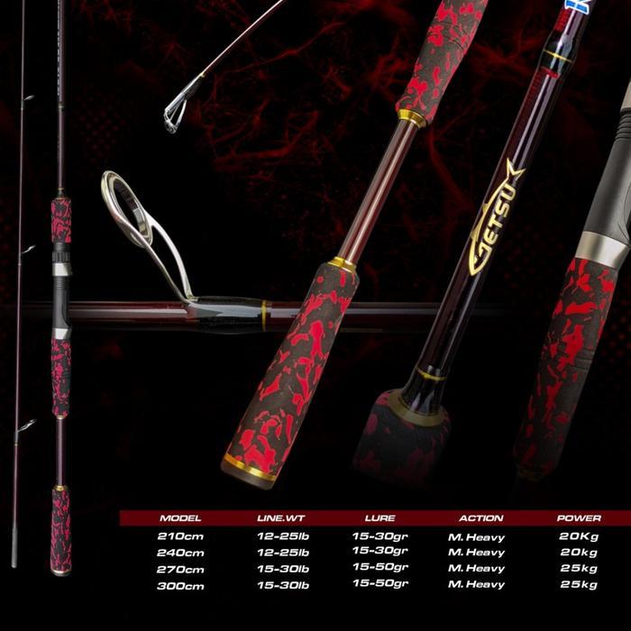 Joran Pancing Laut Offshore Pasiran Popping GETSU KAIYO SE