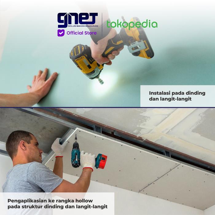 GNET CEMENT BOARD SCREW SKRUP PAPAN SEMEN