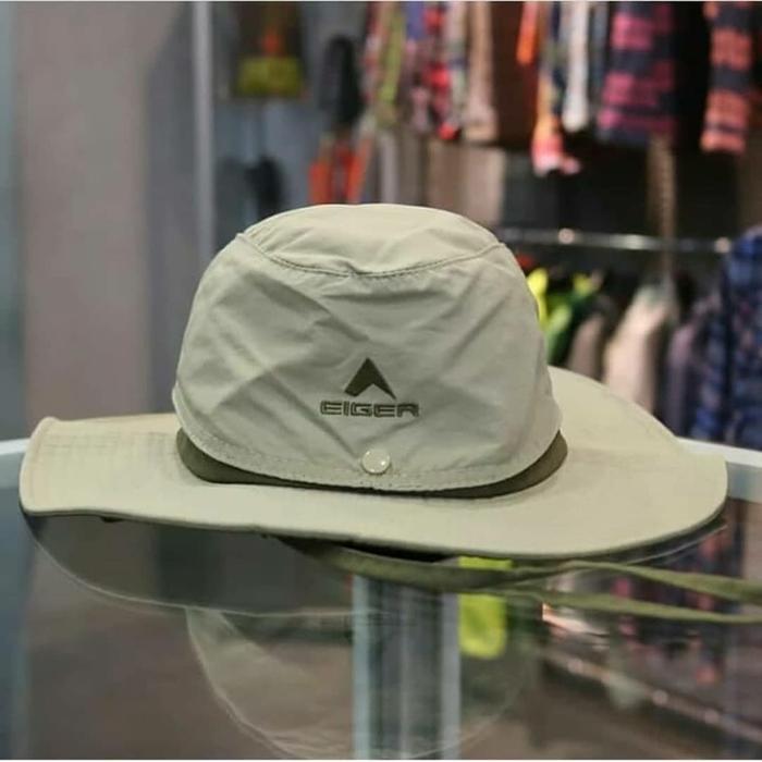 Stok Baru Topi Eiger T640 Hat Mount Etna Adventure Caps - Khaki