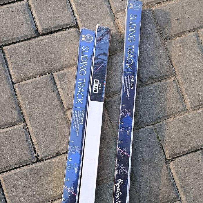 Sliding Track 240 cm / Rel Pintu 2,4 Meter / Sliding Track Estilo E5 / Rel Pintu Geser