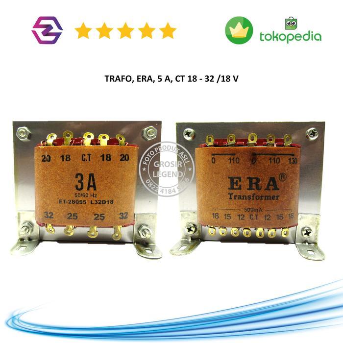 Trafo travo 3A ampere 32V CT Era murni tembaga