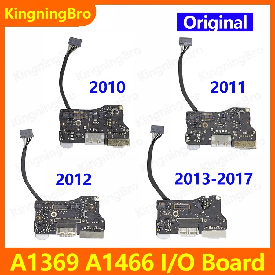 Charging Port I/O Usb Power Audio Board For Macbook Air 13" A1369 A1466 Dc Jack 2010 2011 2012 2013