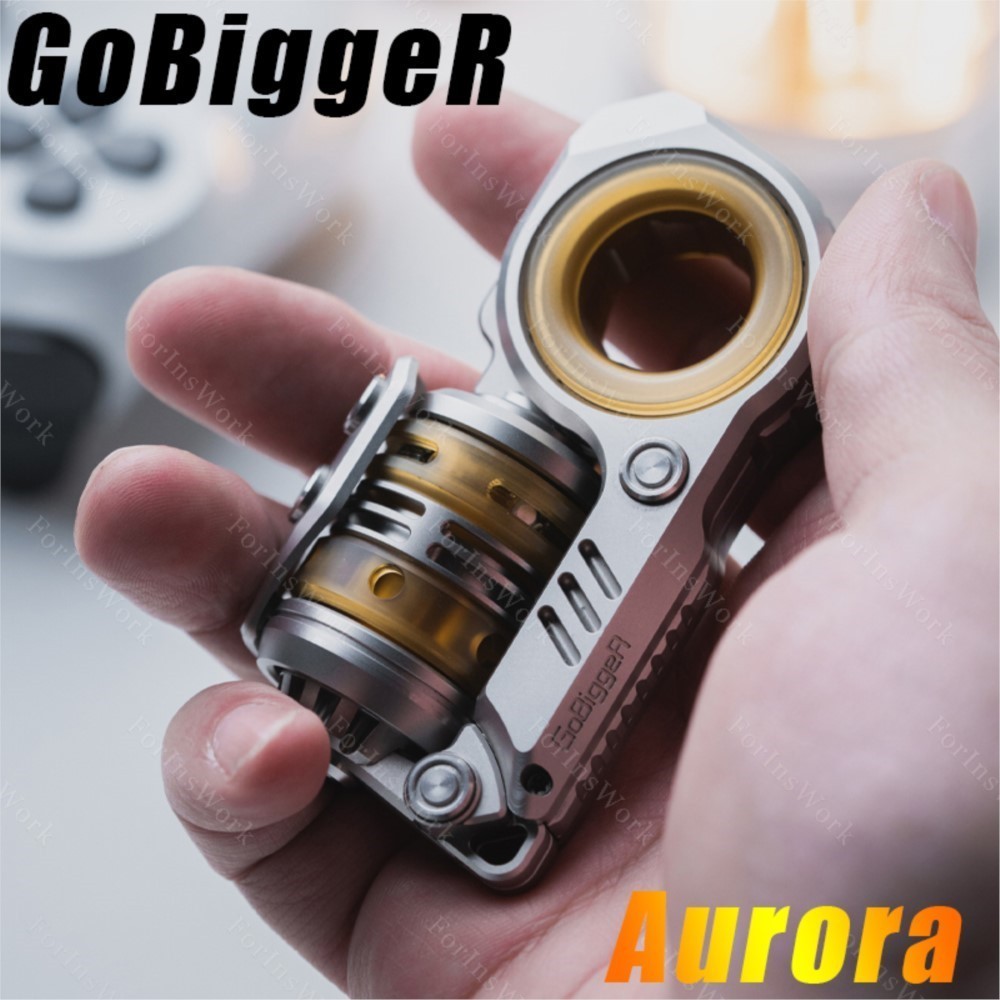 GoBiggeR Aurora S.S PEI Push Slider Multi-functional Composite Toys EDC Slider Fidget Toy Adult Toys