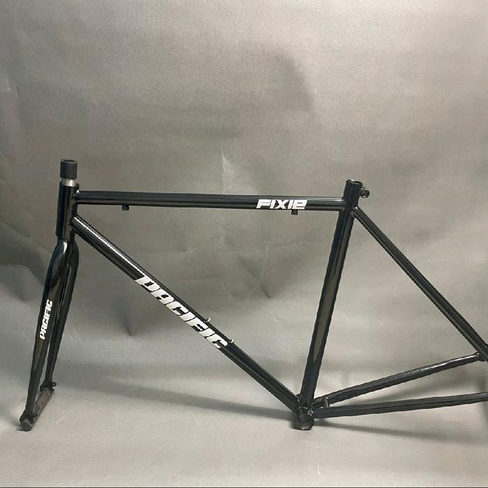 Frameset Frame + Fork Sepeda Fixie Classic Pacific Size 49