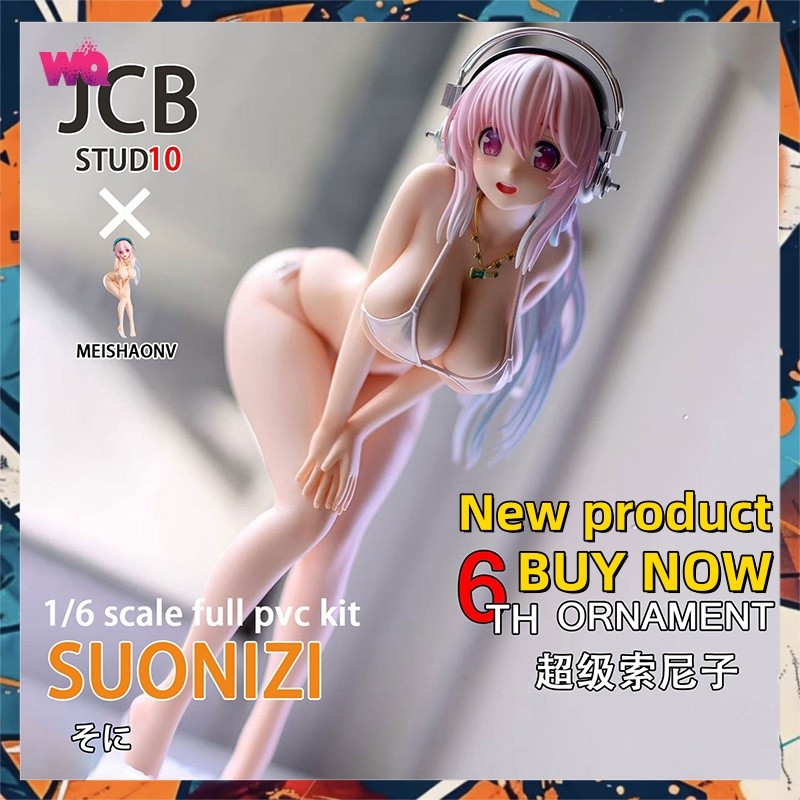 New 21cm 1/7 SUPER SONICO THE ANIMATION Anime Figure SUPER SONICO Figure PVC Model Statue Room