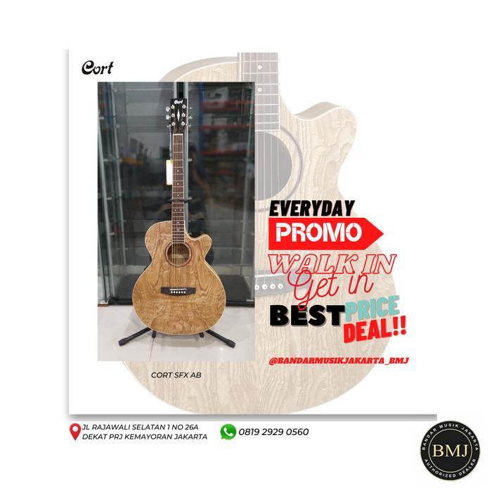 PROMO Cort SFX AB-NAT Acoustic-Electric Guitar (with Bag),BMJ