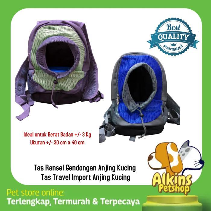 Tas Ransel Anjing Kucing / Tas Travel Jalan Anjing Kucing
